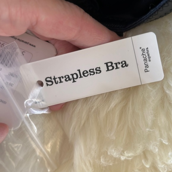 Black Panache Superbra Evie Strapless black convertible bra  5320 - Picture 6 of 12